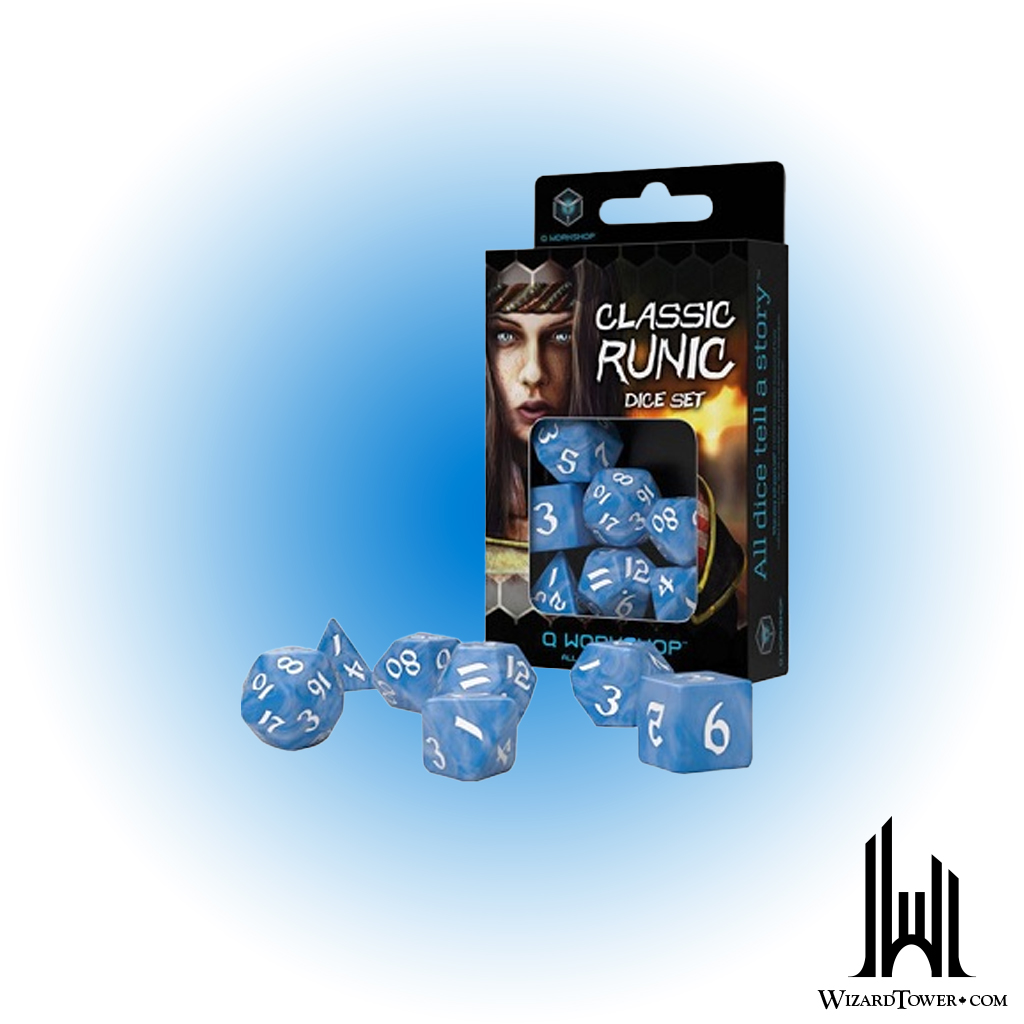 RUNIC DICE GLACIER/WHITE